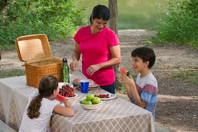 Picnics in state parks do not have to be complicated.