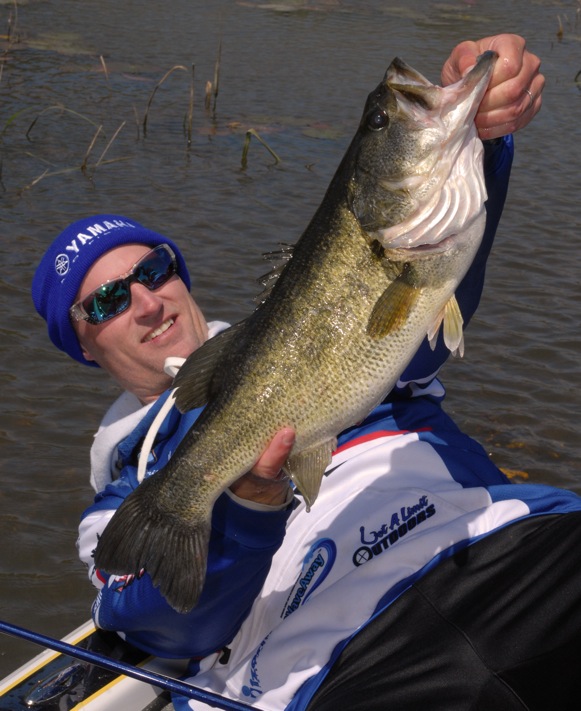 Todd Driscoll with a big bass