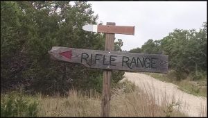 rifle range sign